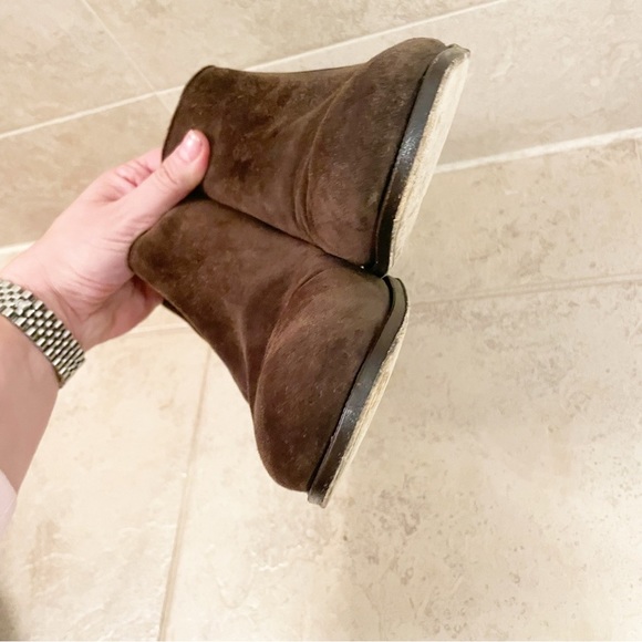 Salvatore Ferragamo Suede Ankle Chelsea Boots - Picture 6 of 10
